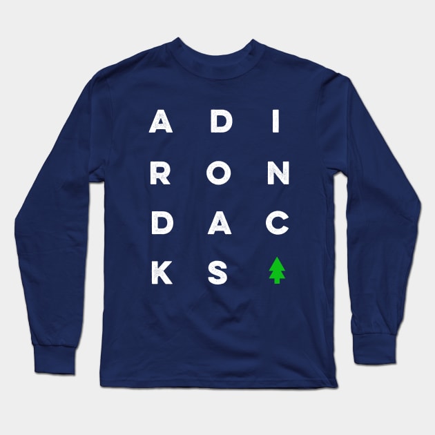 Adirondacks Long Sleeve T-Shirt by PodDesignShop